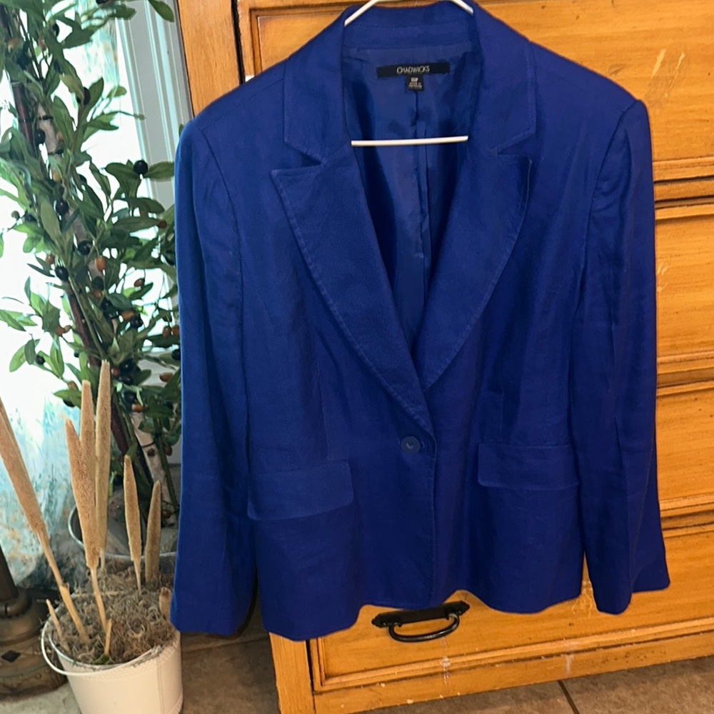 Chadwicks Blue Blazer Classic Professional Style